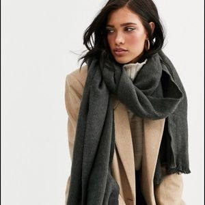 ASOS Extra Long Grey Scarf